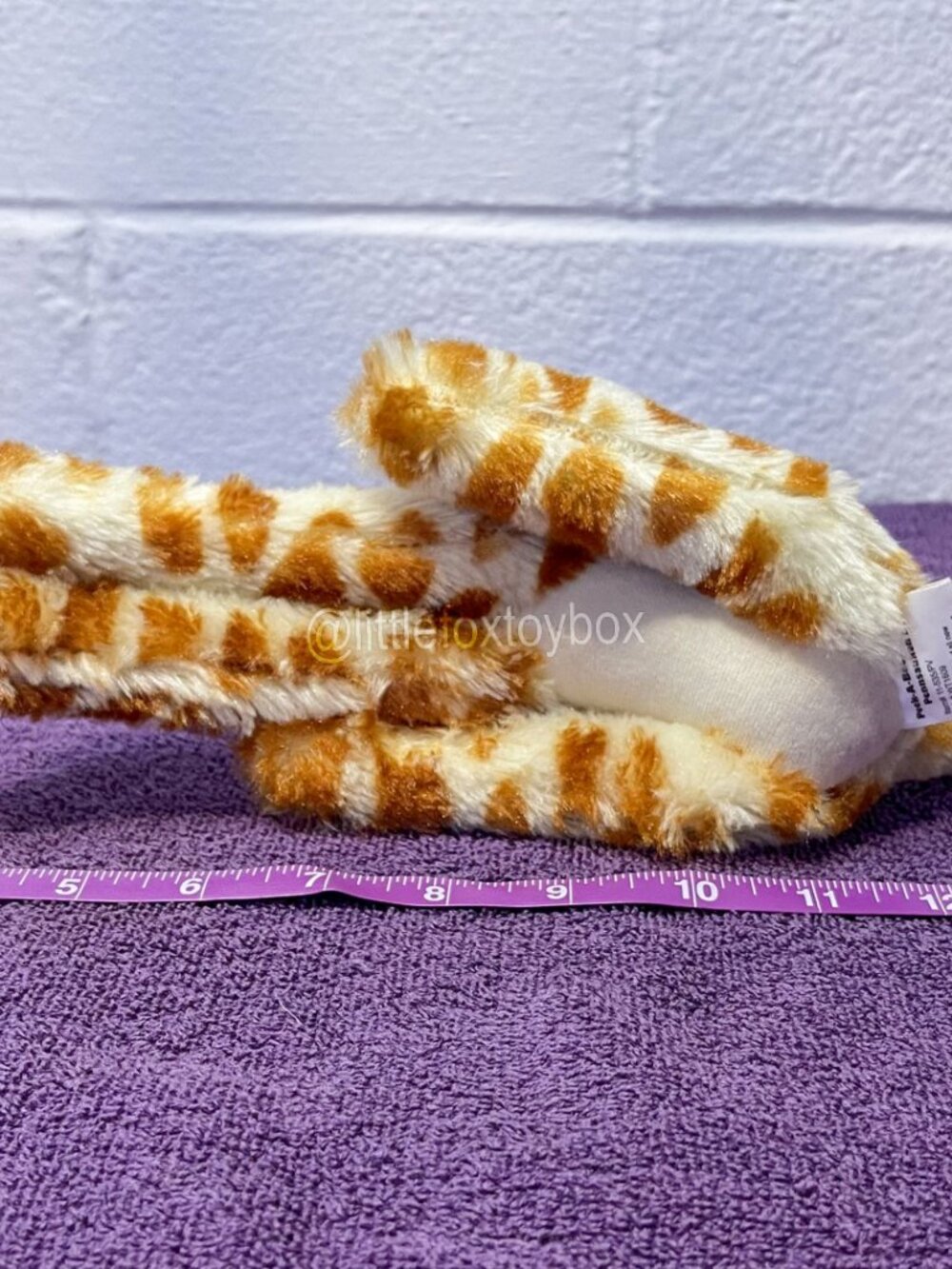 Peek-A-Boo Toys Giraffe Plush Brown Cream Wildlife Safari Stuffed Animal ESSA - Picture 7 of 10